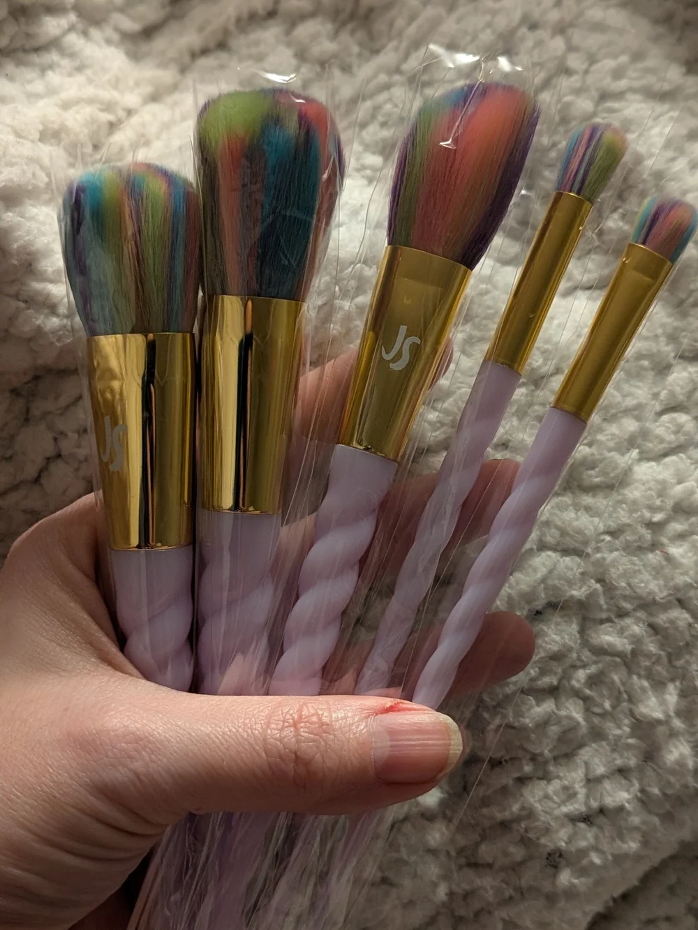 New 5 Piece Unicorn Makeup Brushes